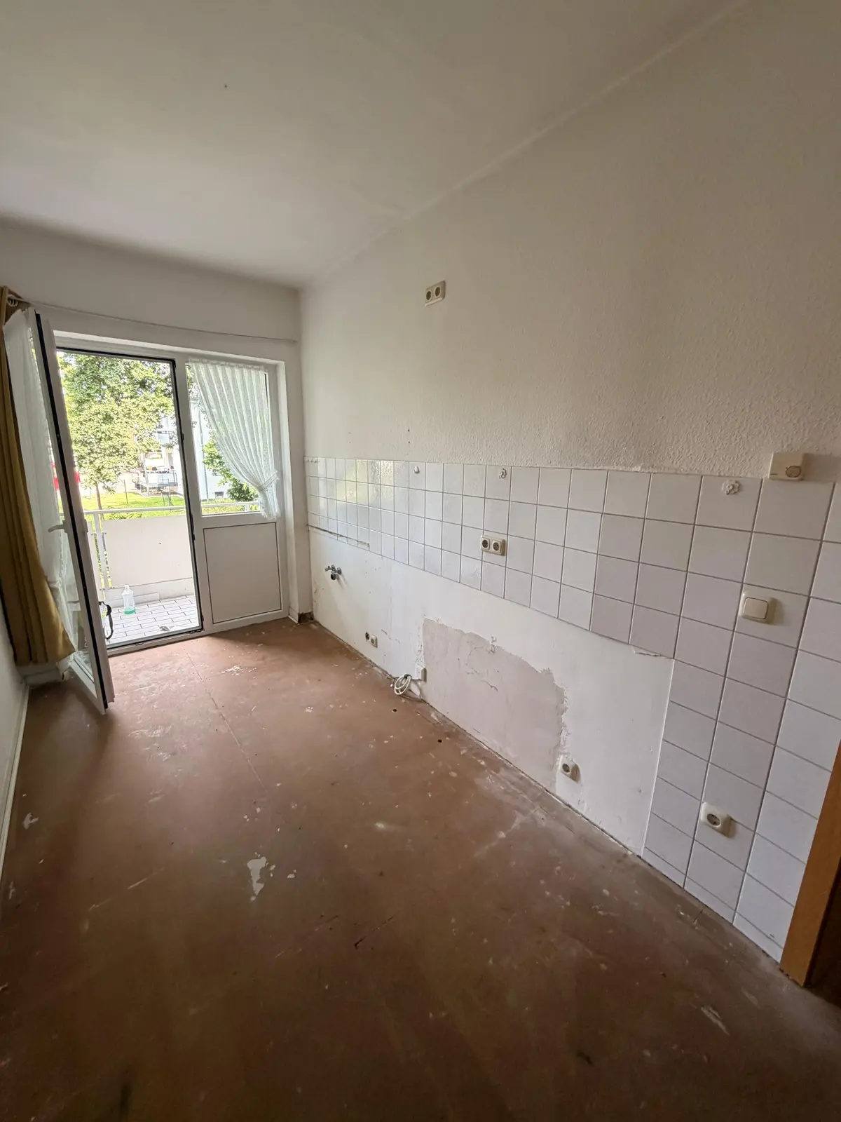 Küche nach der vollständigen Demontage